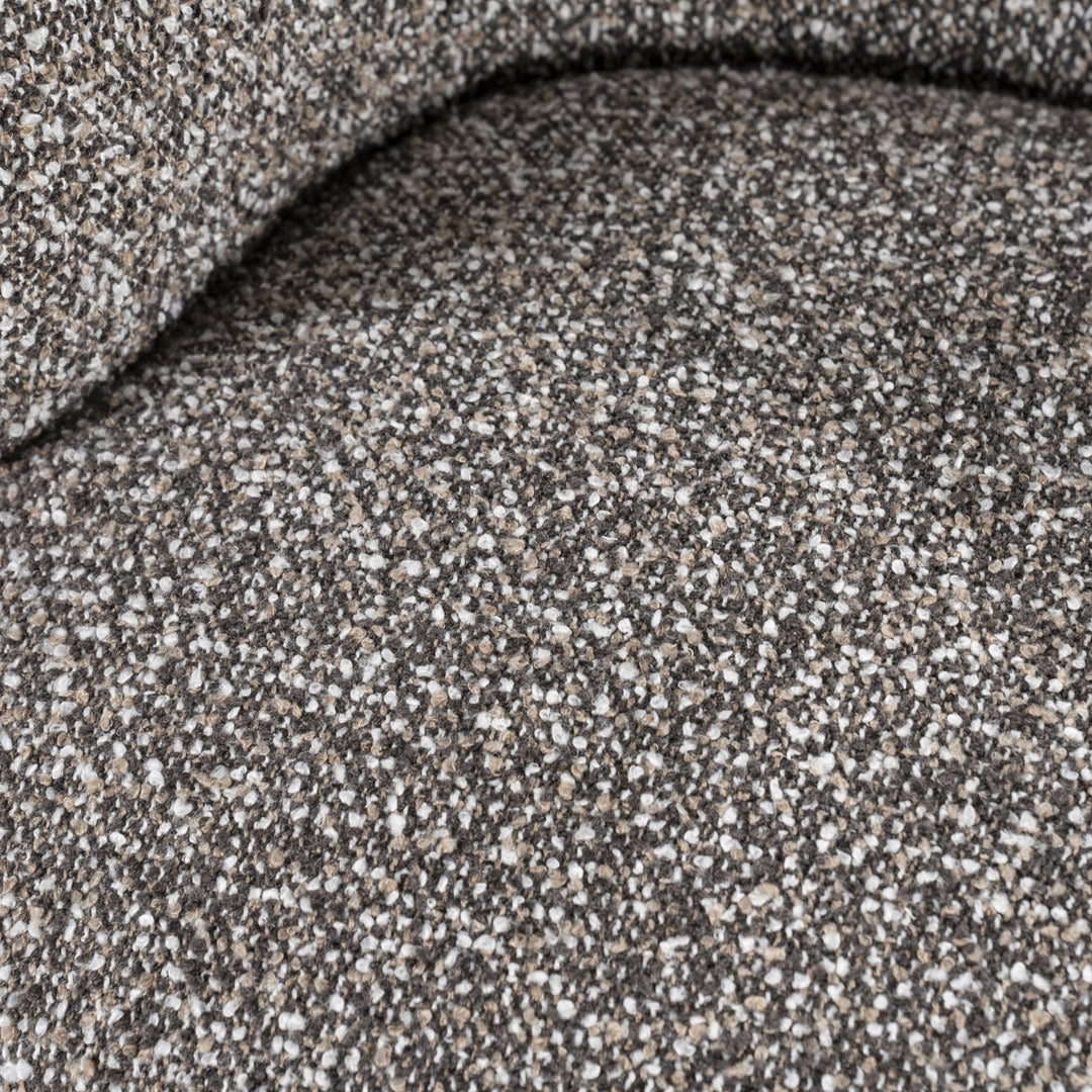 Fauteuil Maeve – stof & metaal taupe maywood