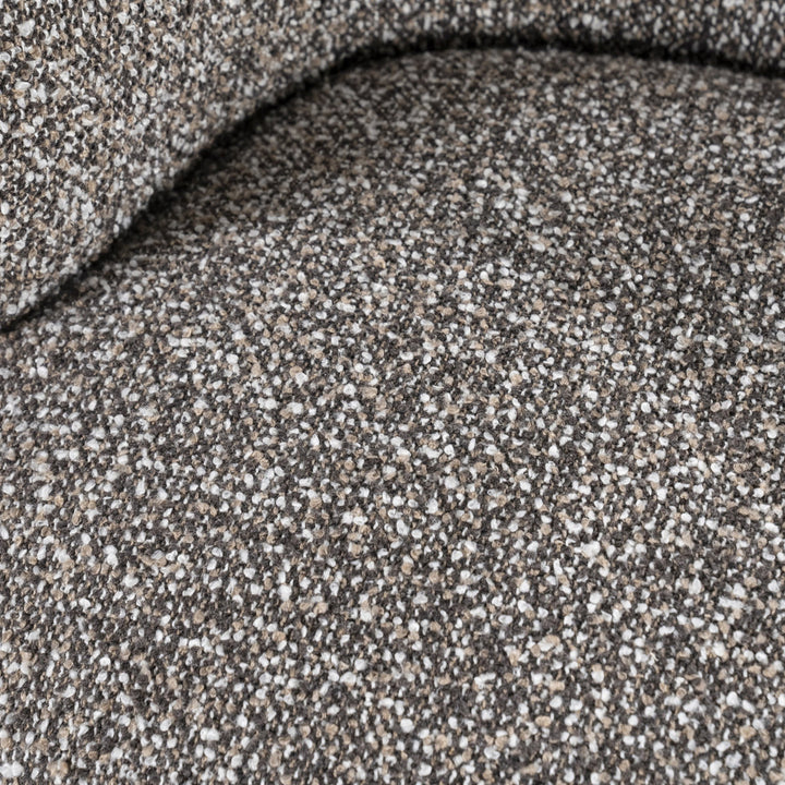 Fauteuil Maeve – stof & metaal taupe maywood