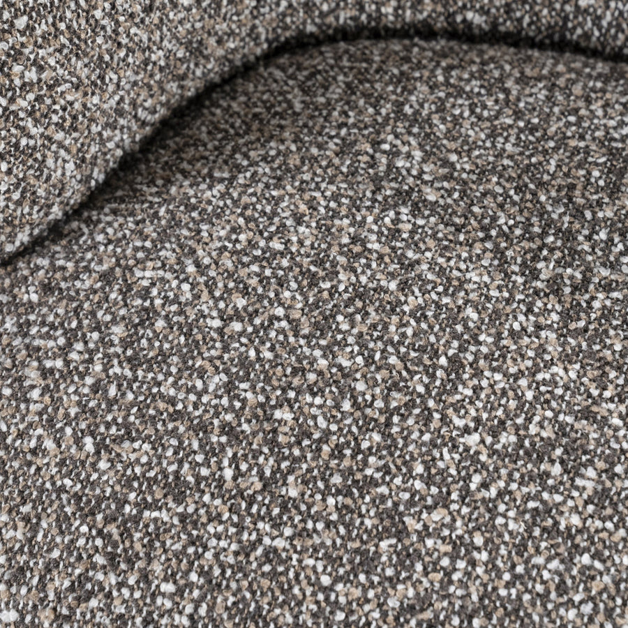 Fauteuil Maeve – stof & metaal taupe maywood