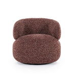 Fauteuil Maeve – stof & metaal rood maywood