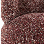 Fauteuil Maeve – stof & metaal rood maywood