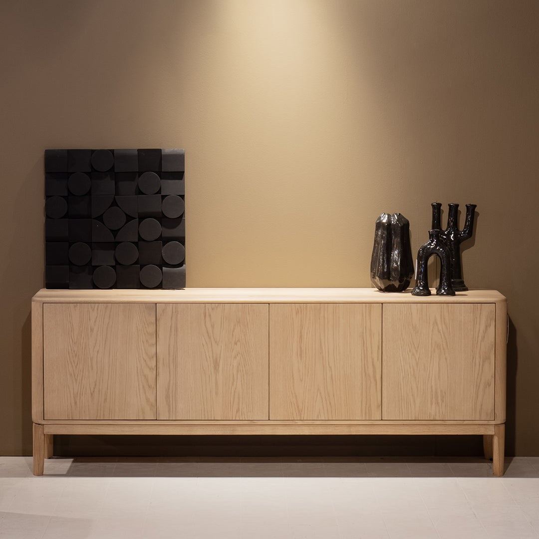 Dressoir Harvey – eikenhout & veneer naturel