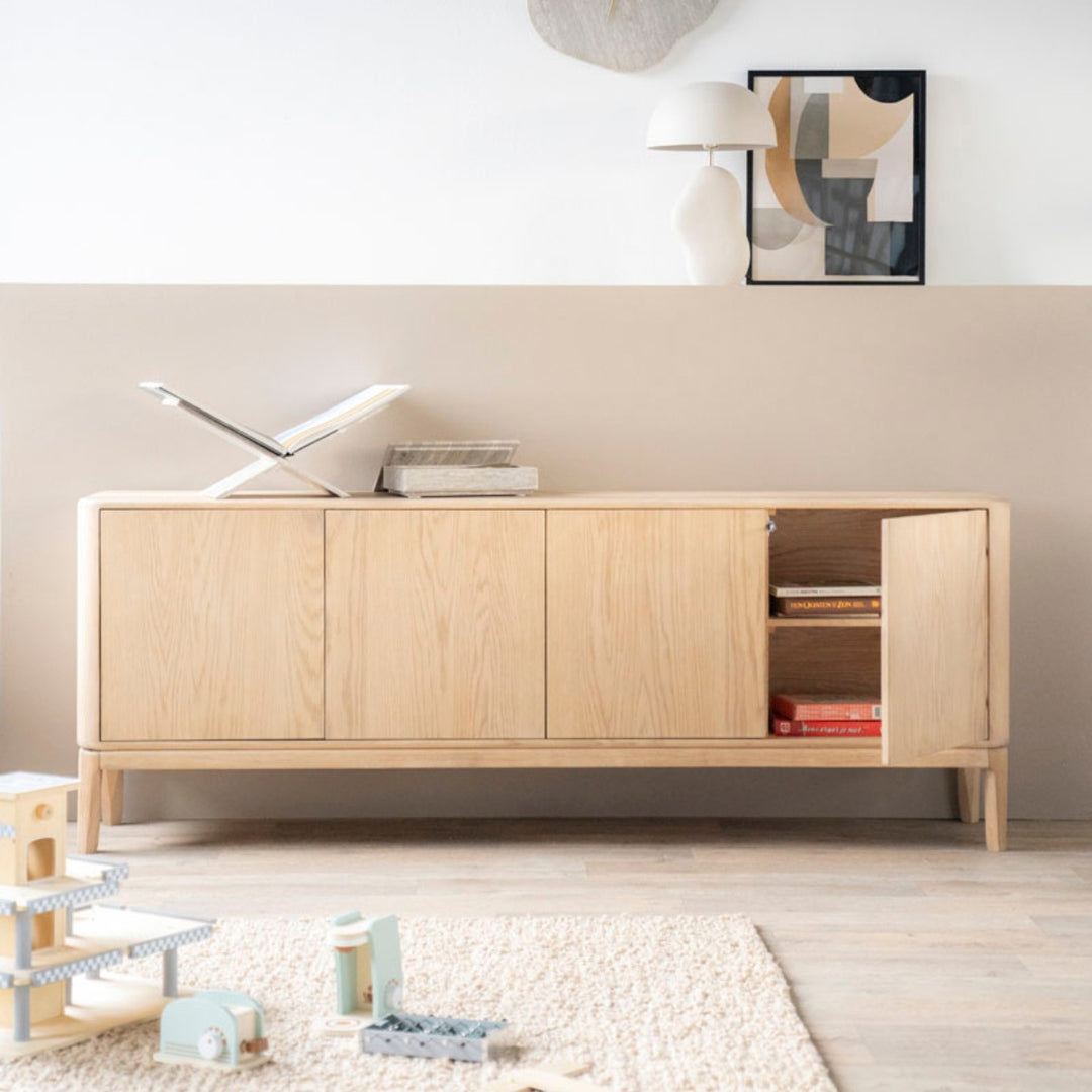 Dressoir Harvey – eikenhout & veneer naturel