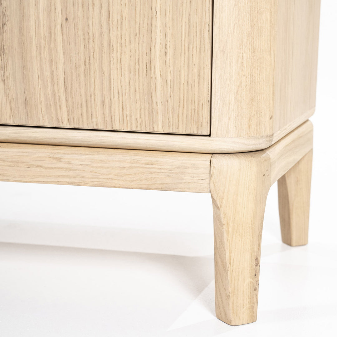 TV-meubel Harvey – eikenhout & veneer naturel 4 deuren