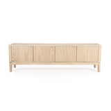 TV-meubel Harvey – eikenhout & veneer naturel 4 deuren
