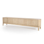 TV-meubel Harvey – eikenhout & veneer naturel 6 deuren