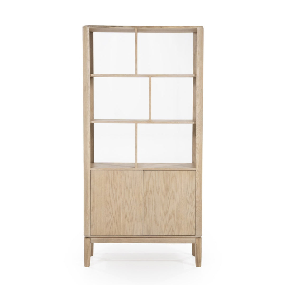 Boekenkast Harvey – eikenhout & veneer bruin
