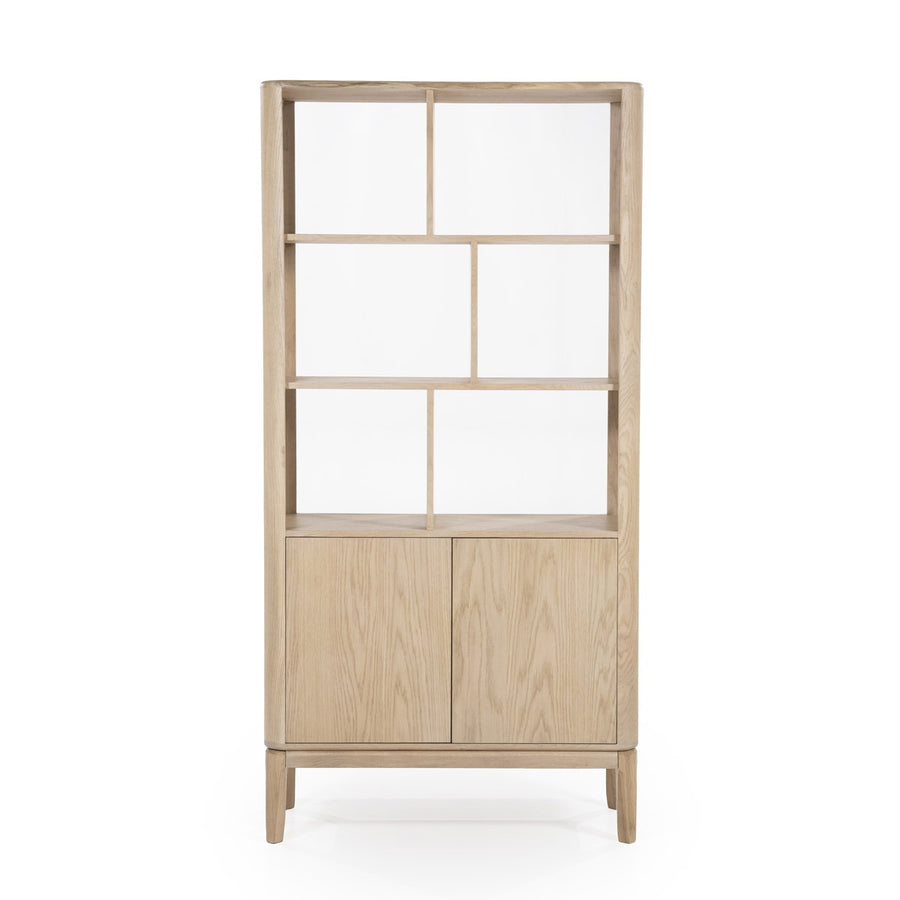 Boekenkast Harvey – eikenhout & veneer bruin