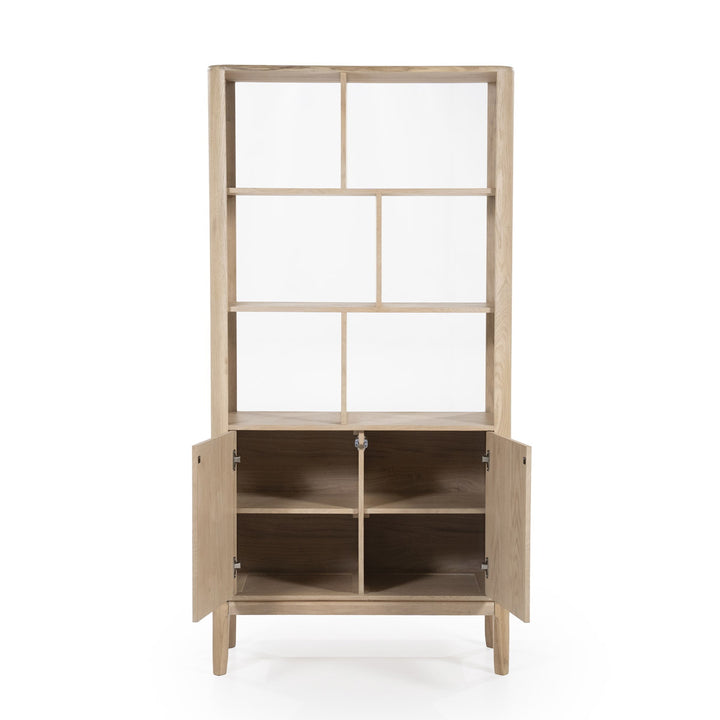 Boekenkast Harvey – eikenhout & veneer bruin