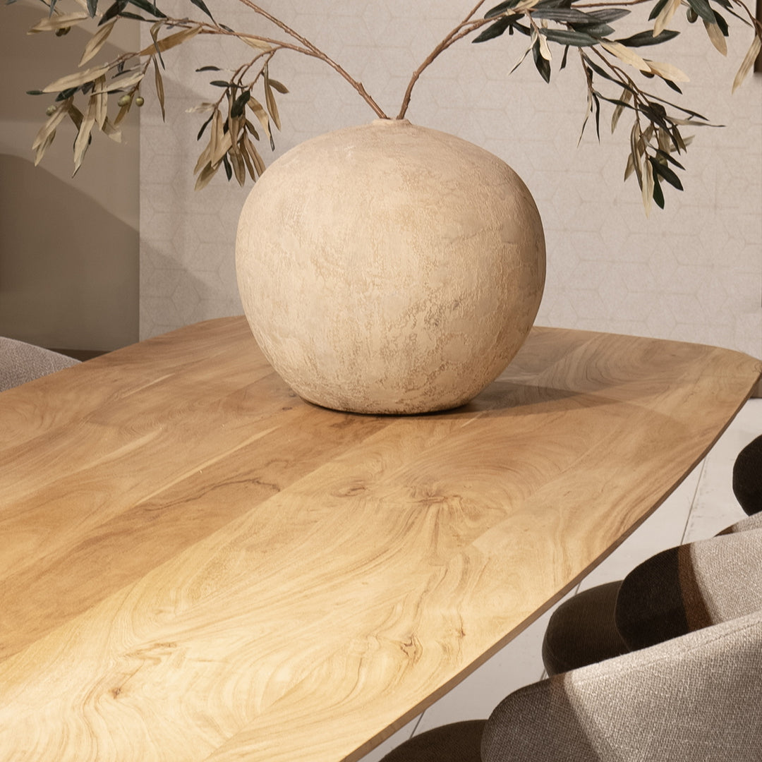 Eettafel Nikki – acaciahout naturel 280x100cm