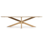 Eettafel Nikki – acaciahout naturel 280x100cm