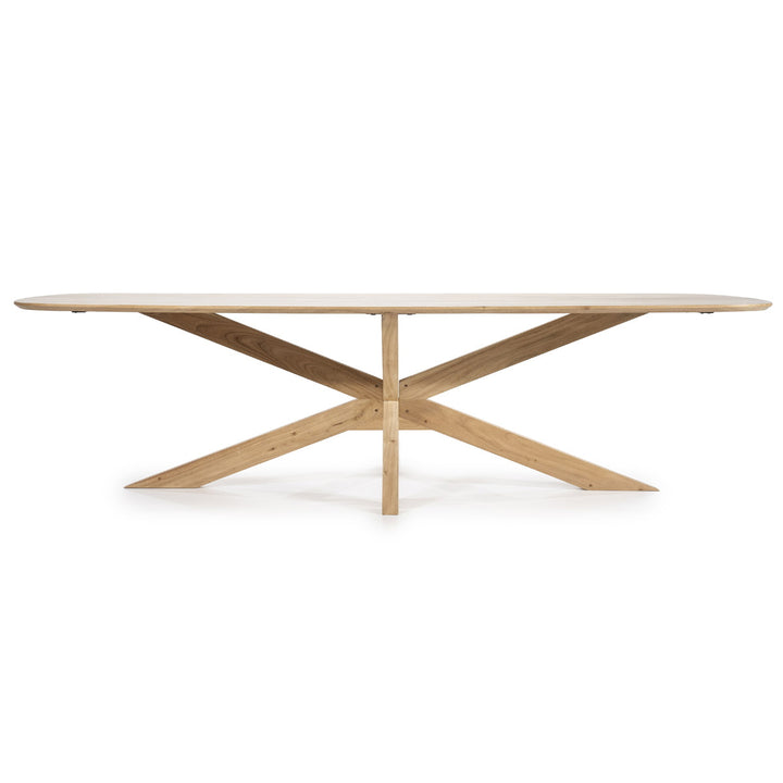 Eettafel Nikki – acaciahout naturel 280x100cm