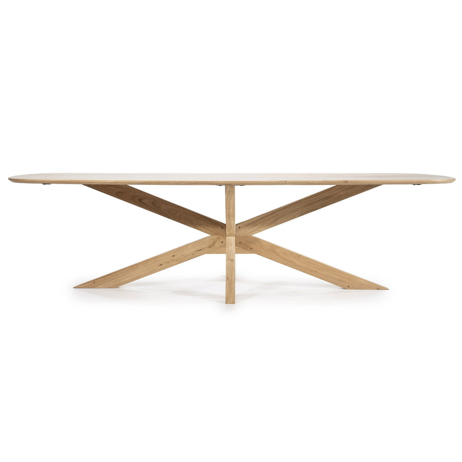 Eettafel Nikki – acaciahout naturel 280x100cm