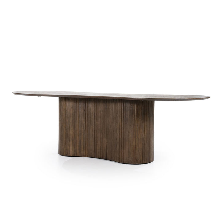 Eettafel Jordy – mangohout bruin 250x110cm