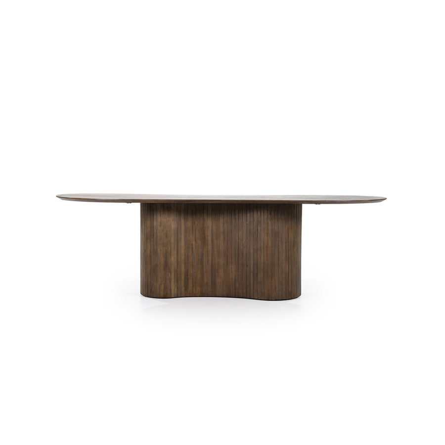 Eettafel Jordy – mangohout bruin 250x110cm