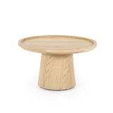 Salontafel Leia – eikenfineer naturel 66x66x39cm