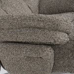 Fauteuil Caleb – stof & ijzer taupe salerno