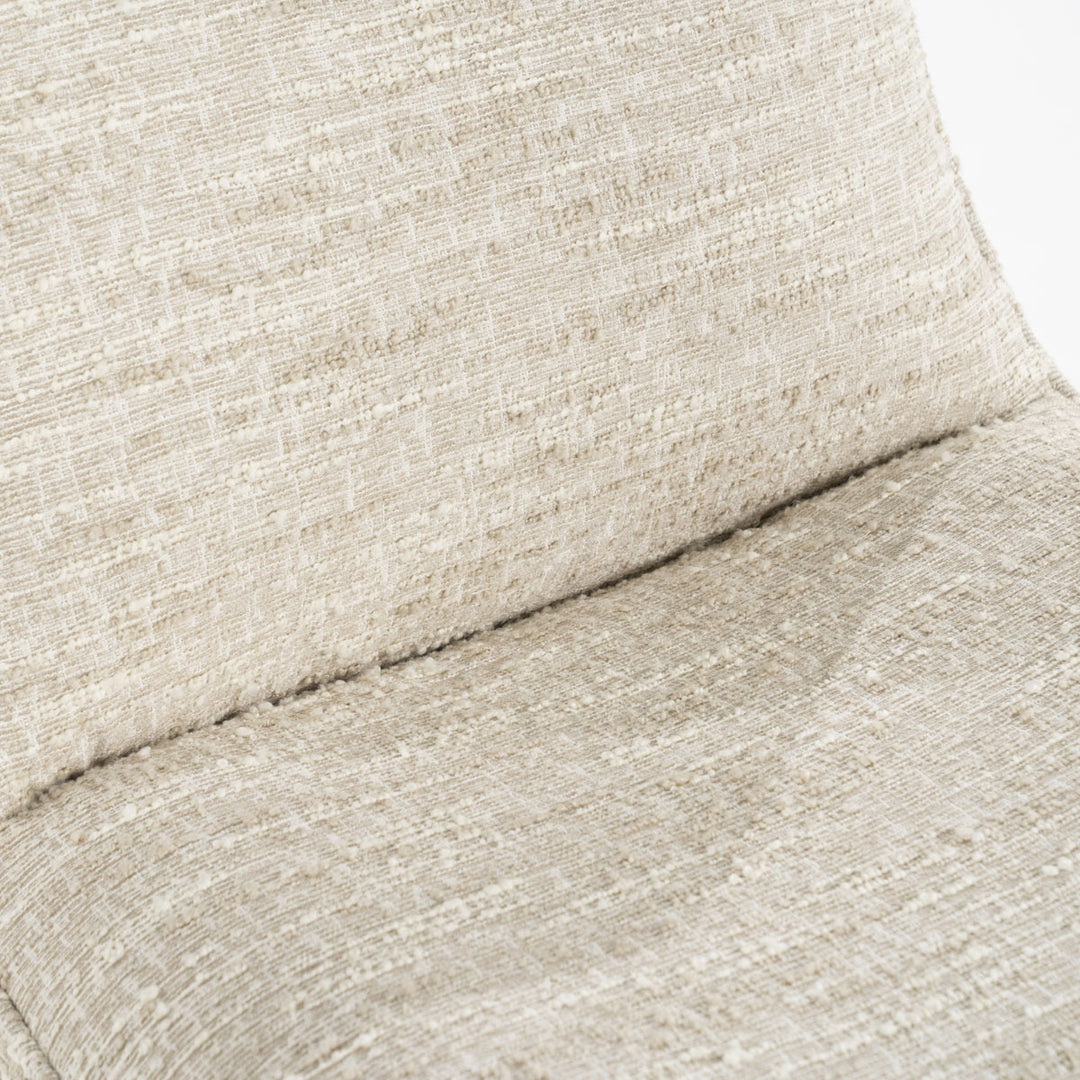Fauteuil Loys – stof, hout & metaal beige barkley