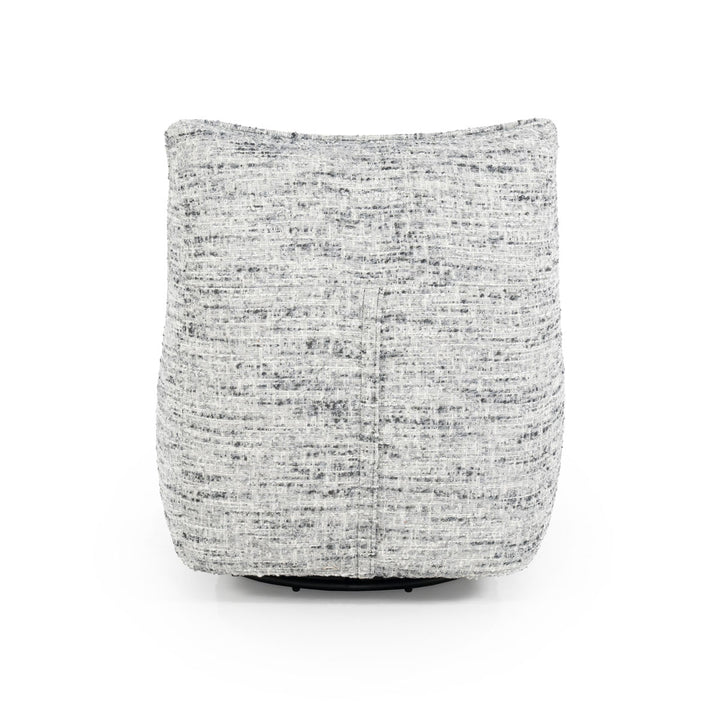 Fauteuil Loys – stof, hout & metaal grijs barkley