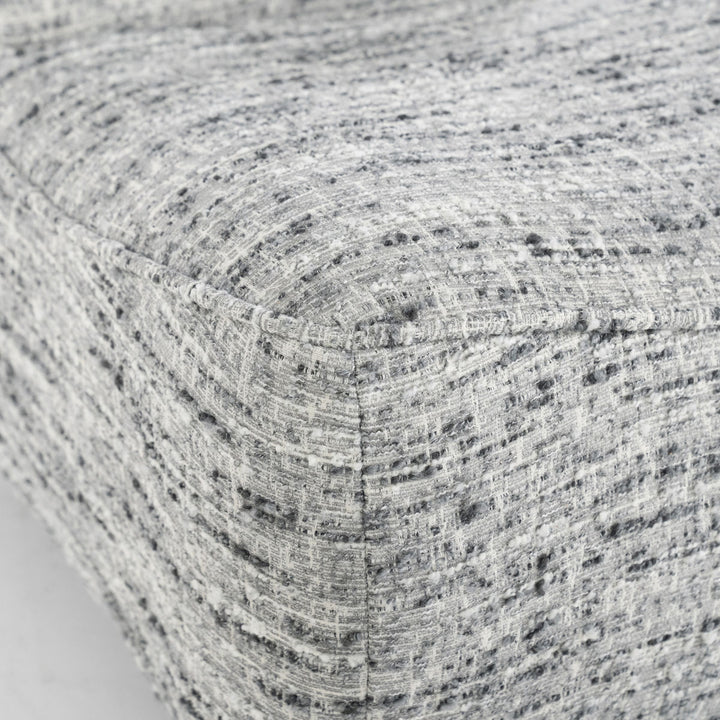Fauteuil Loys – stof, hout & metaal grijs barkley