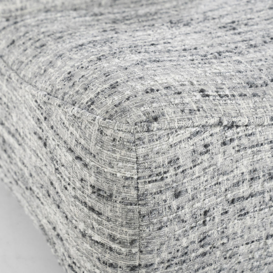 Fauteuil Loys – stof, hout & metaal grijs barkley