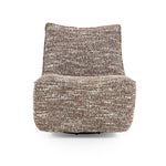 Fauteuil Loys – stof, hout & metaal bruin barkley