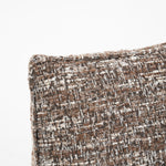 Fauteuil Loys – stof, hout & metaal bruin barkley