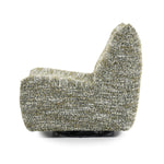 Fauteuil Loys – stof, hout & metaal groen barkley