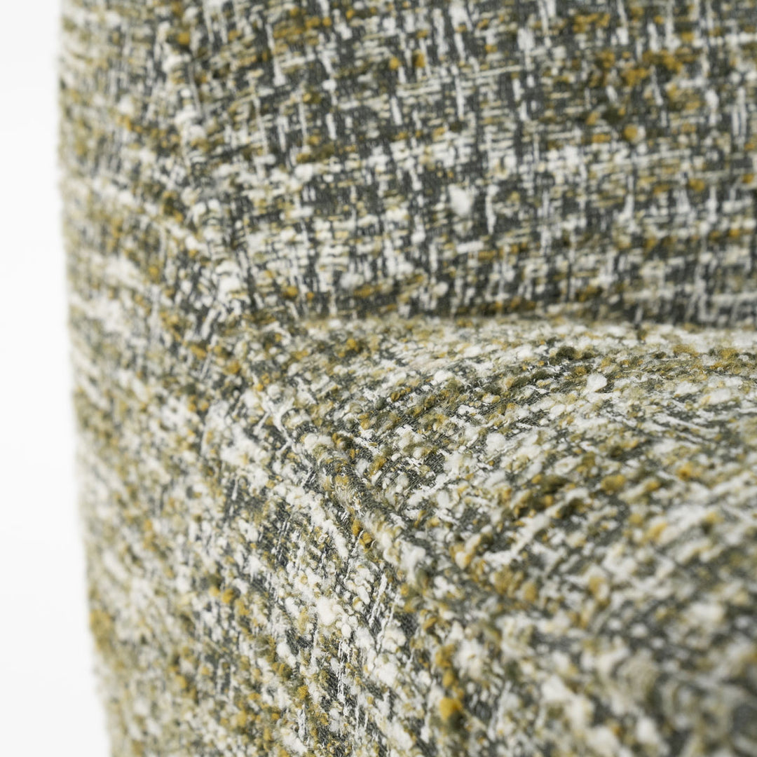 Fauteuil Loys – stof, hout & metaal groen barkley