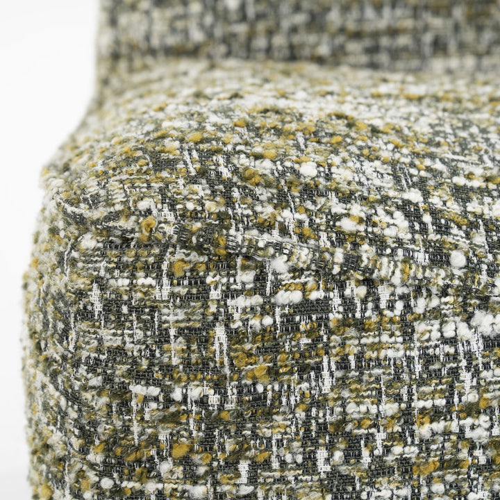 Fauteuil Loys – stof, hout & metaal groen barkley