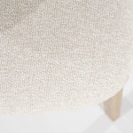 Stoel Mikky – stof & eikenhout naturel beige moon