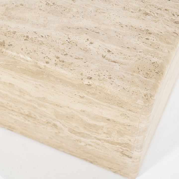Salontafel Donta – travertin bruin
