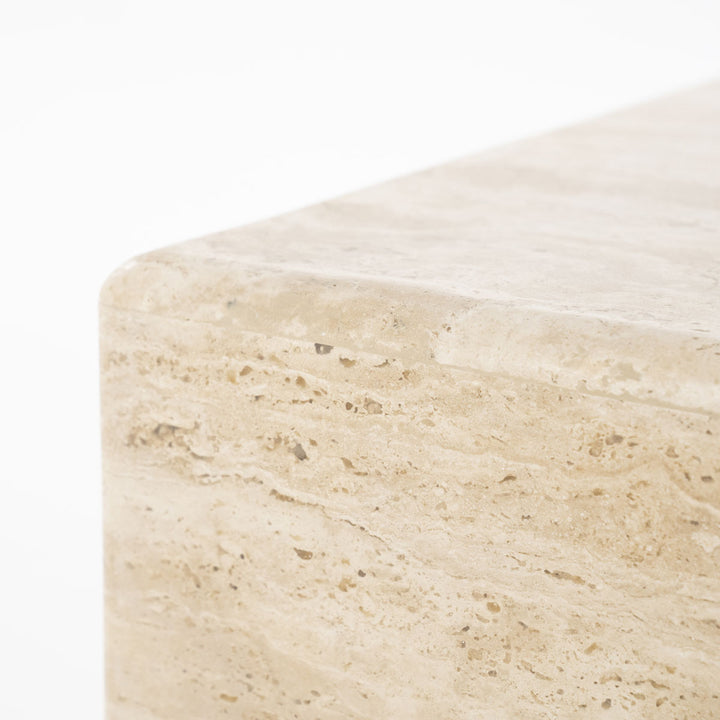 Salontafel Donta – travertin bruin