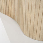 Salontafel Kira – mangohout & marmer wit small