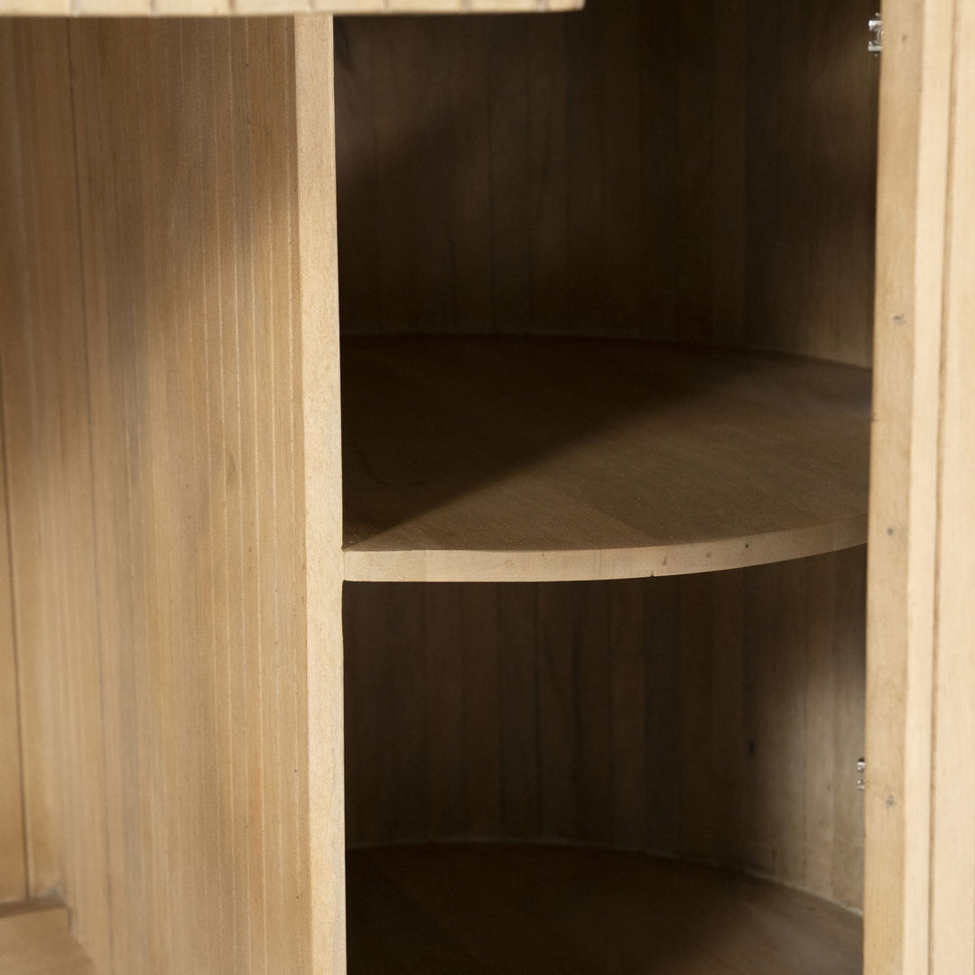 Bureau Kira – mangohout & marmer wit