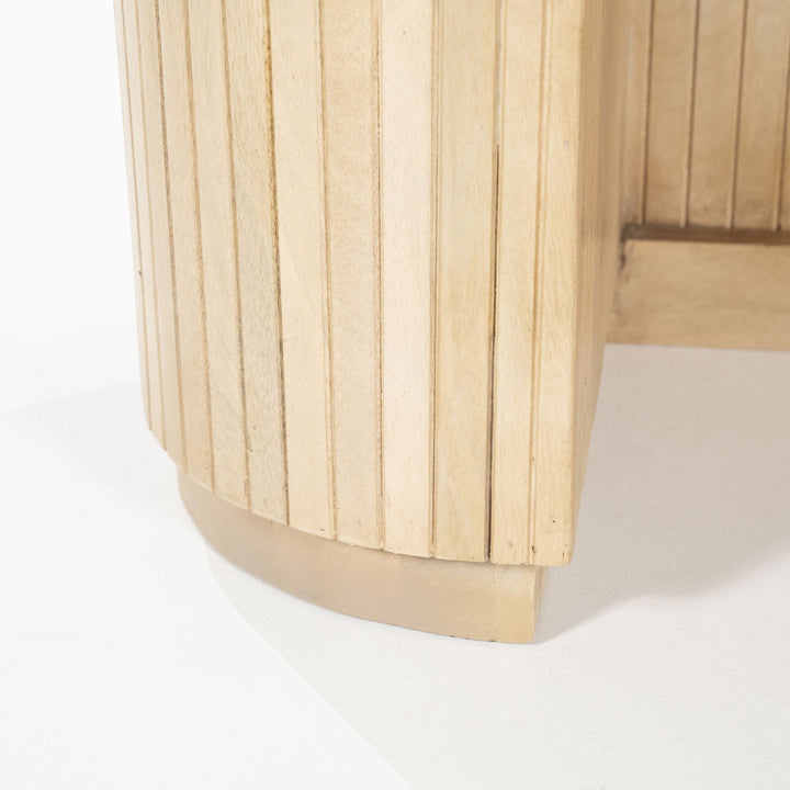 Bureau Kira – mangohout & marmer wit