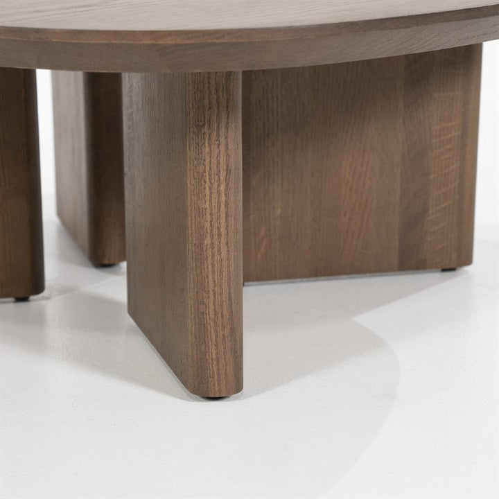 Salontafel Stef – eikenhout bruin small