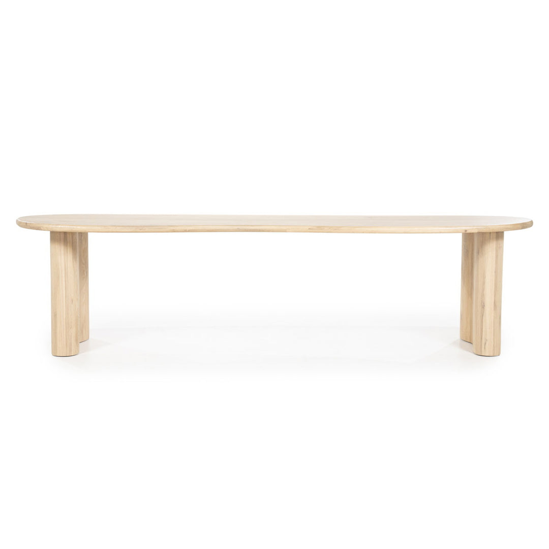 Eettafel Josh – eikenhout naturel 300x110cm