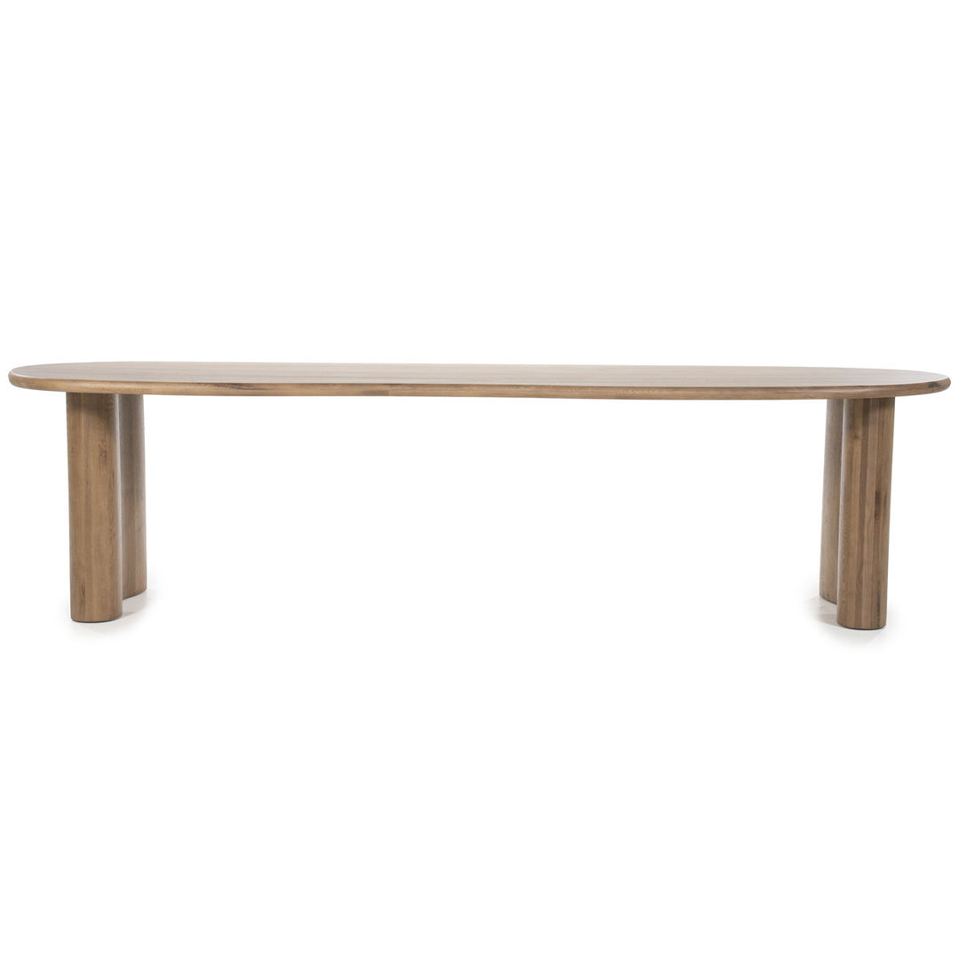 Eettafel Josh – eikenhout bruin 300x110cm
