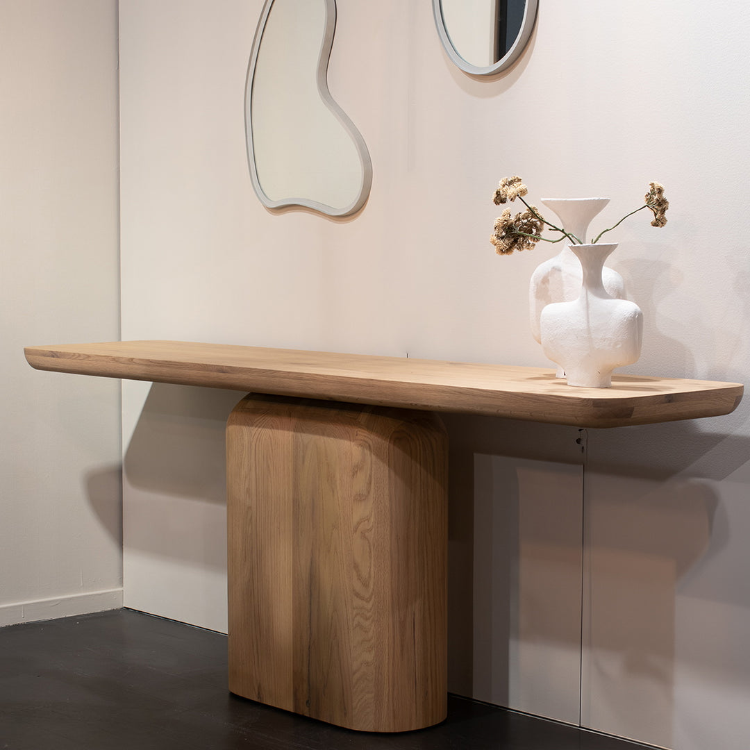 Sidetable Leon – eikenhout & eikenfineer naturel