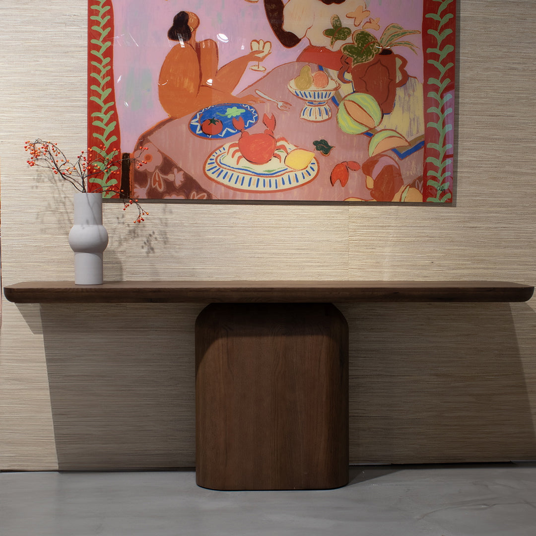 Sidetable Leon – eikenhout & eikenfineer bruin