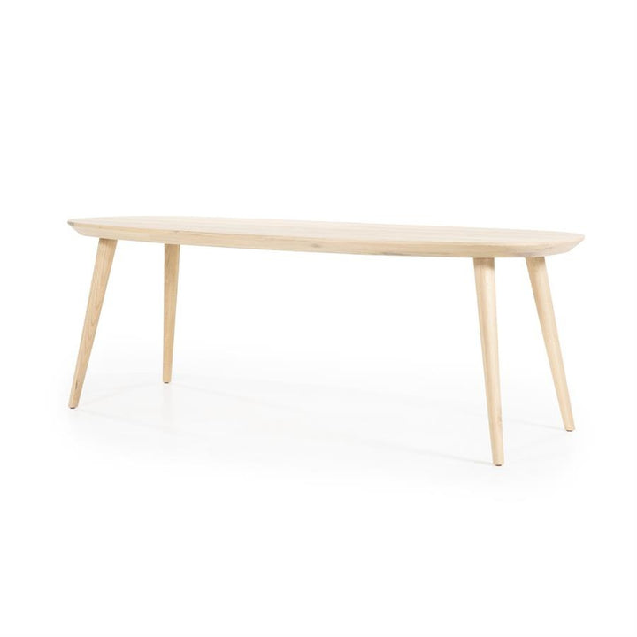 Eettafel Elijah – eikenhout & eikenfineer naturel 220x100cm