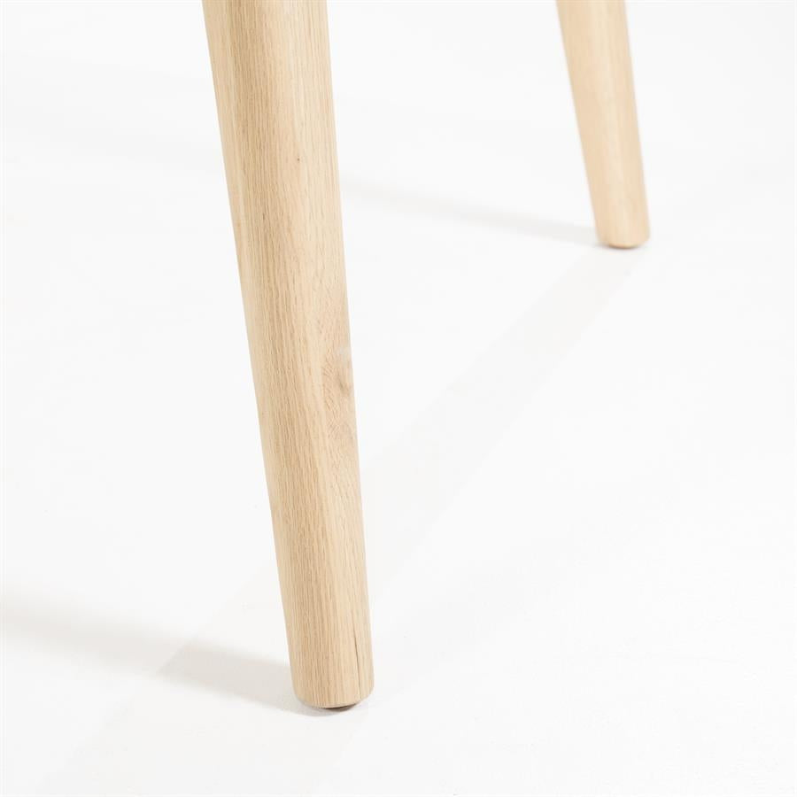 Eettafel Elijah – eikenhout & eikenfineer naturel 220x100cm