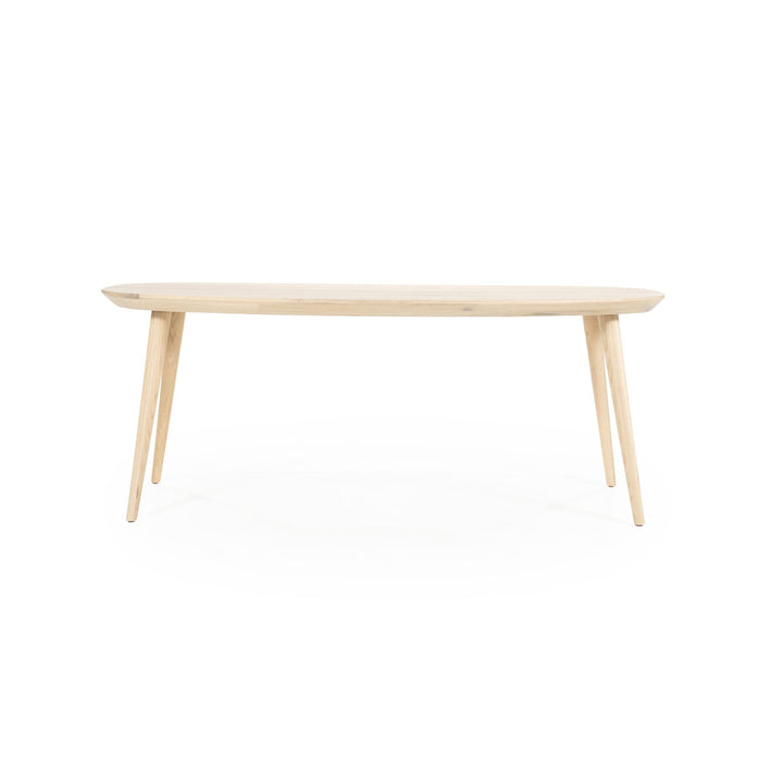 Eettafel Elijah – eikenhout & eikenfineer naturel 220x100cm