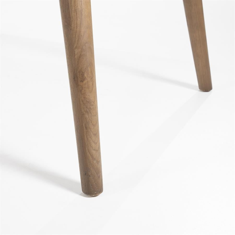 Eettafel Elijah – eikenhout & eikenfineer bruin 220x100cm