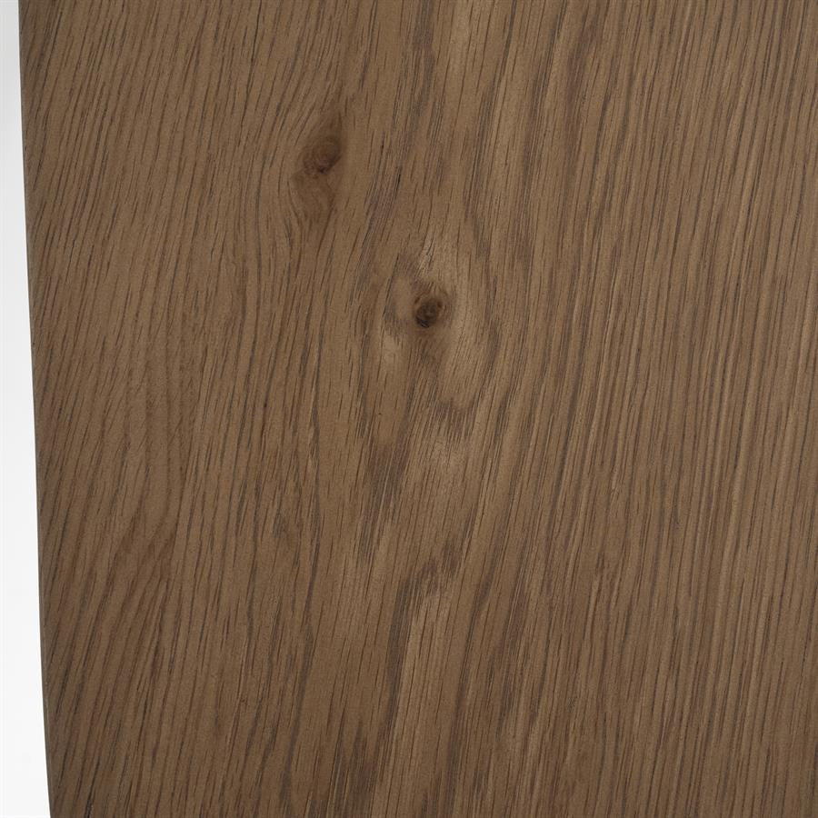 Eettafel Elijah – eikenhout & eikenfineer bruin 220x100cm
