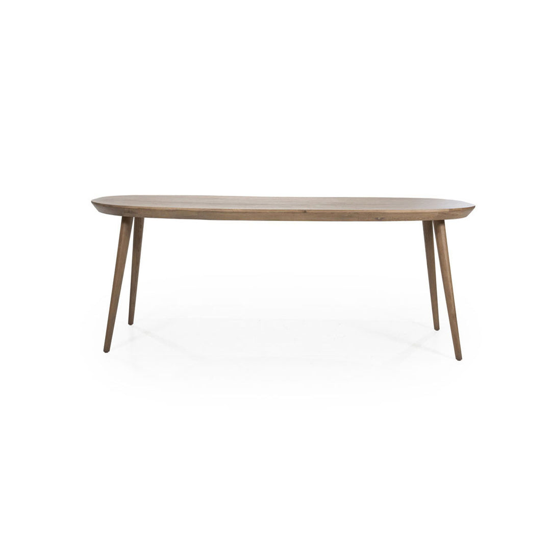 Eettafel Elijah – eikenhout & eikenfineer bruin 220x100cm