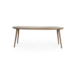 Eettafel Elijah – eikenhout & eikenfineer bruin 220x100cm