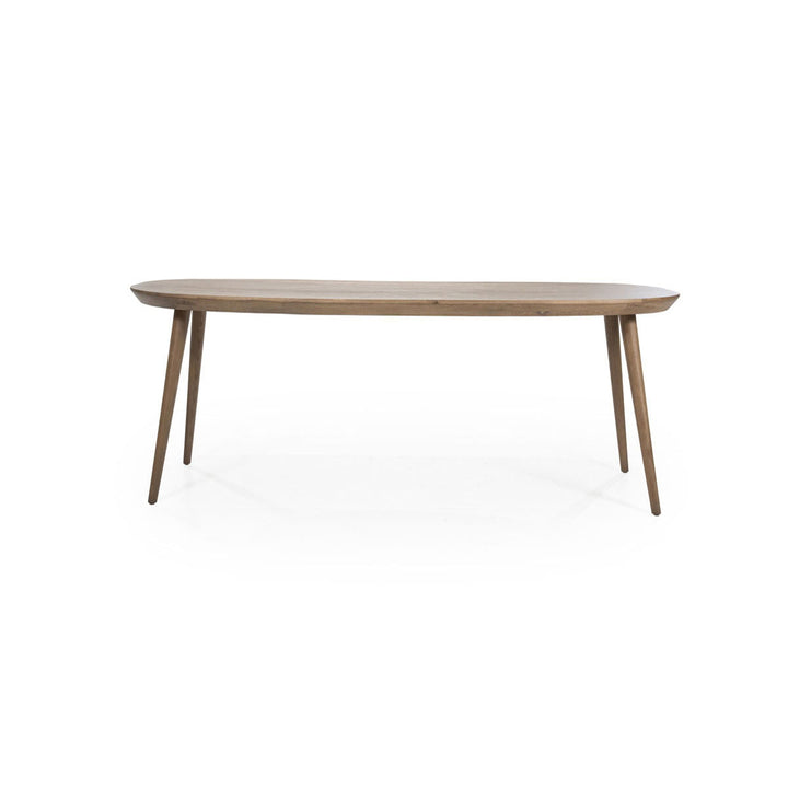 Eettafel Elijah – eikenhout & eikenfineer bruin 220x100cm