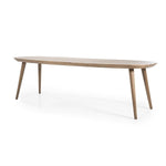 Eettafel Elijah – eikenhout & eikenfineer bruin 260x100cm